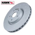 Brzdový kotouč Hawk Quiet Slot před, 99-06 Audi TT/TT Quattro / 03-04 VW Golf GTI (w/ solid rear disc)