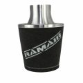 Universal Neck Black Large Aluminium Base Cone Filter Ramair JS-107-SL 80mm
