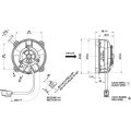 Axial fan SPAL 12V VA32-A101-62A SUMIT (96 MM)