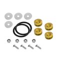 Quick Release Aluminium Bumper Fender Fastener Kit JRspec Gold