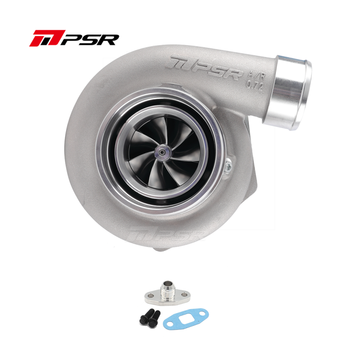 Turbocharger Pulsar PSR 6466E Ball Bearing Turbo UP to 900HP T51R Mod V-Band Inlet / Outlet 0.96 A/R