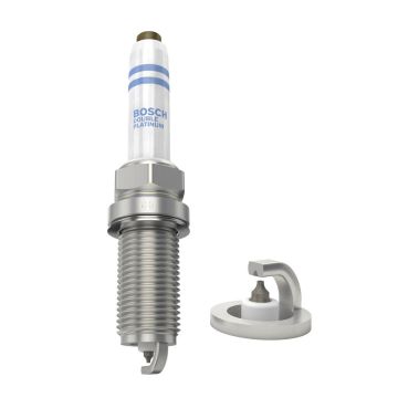 BOSCH Zapalovací svíčka Double Platinum 0 241 245 673 pro Audi A3 Q2 TT Porsche Macan Seat Leon Skoda Octavia VW Volkswagen Golf Polo 1.8 2.0 40 45 TFSI