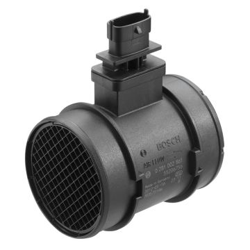 Snímač hmotnostního průtoku vzduchu BOSCH 0 281 002 861 pro Alfa Romeo 159 Fiat Doblo Grande Punto 1.9 JTD JTDM 16V