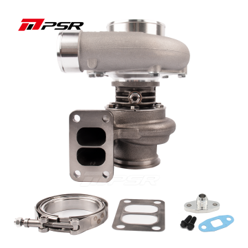 Turbocharger Pulsar PSR 6266E 735HP .86 T3 Divided Inlet 3" V-Band Outlet Ball Bearing