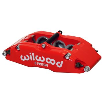 Brzdový třmen Wilwood 120-13383 Billet Narrow Superlite levý červené 6 pístků