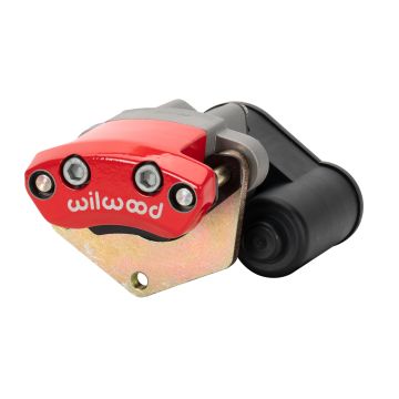 Brzdový třmen Wilwood 120-16341 Electric Parking Brake levý červený 1 pístek