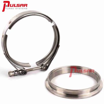 Pulsar PSR Flange Clamp Kit Stainless Steel 400 T4 Turbo 4"