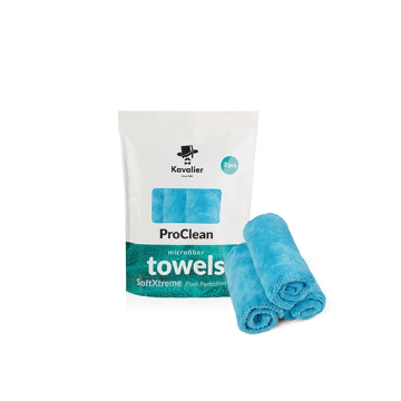 KAVALIER ProClean Microfiber Towel - SoftExtreme Plush Perfection 500 Blue 3pack
