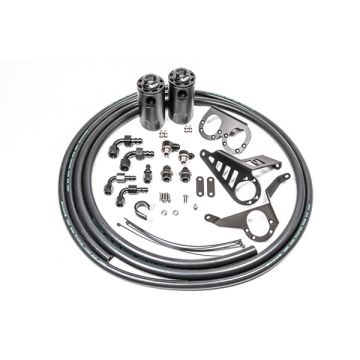 Dual Catch Can Kit for Toyota MK4 Supra Fluid Lock Radium Engineering