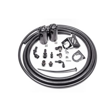 Dual Catch Can Kit for Toyota Tacoma 05-23 Fluid Lock Radium Engineering