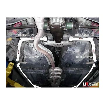 Rear Side Bars 1429P Ultra Racing for Subaru Legacy B4 03-09