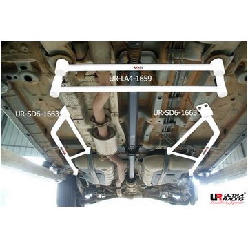 Side Bars Ultra Racing for Ssangyong Actyon 06-11 2.0D