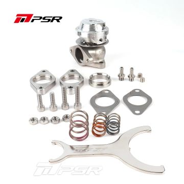 Pulsar PSR New Generation Wastegate 38mm 2-Bolt External Wastegate Silver