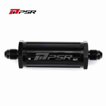 Pulsar PSR In Line Oil Filter Fitting Size -4AN 80 Micron Filter Inside