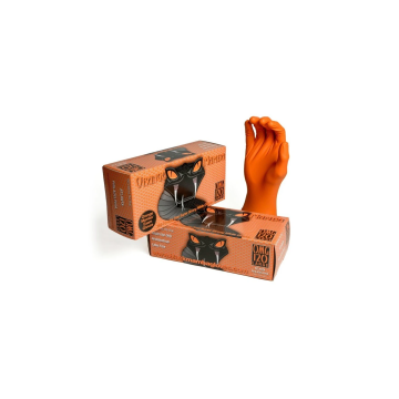 ORANGE MAMBA Nitrile Gloves SIZE XL