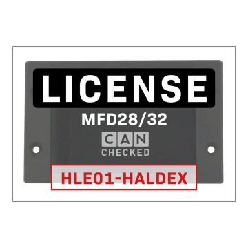 CANchecked Licence MFD28/32 HLE01 pro řízení Haldex Gen1 Gen2