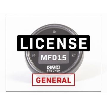 CANchecked Licence obecná (LiveLogging Ethanol MPP2 CANswitch) pro MFD15