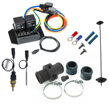 Davies Craig DC0435 Thermatic digitální spínač ventilátoru se snímačem 1/4” NPT a průběžným adaptérem 35 mm