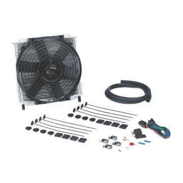 Davies Craig DC691 sada chladiče oleje převodovky 30 Plate 10" Fan Combo 12V