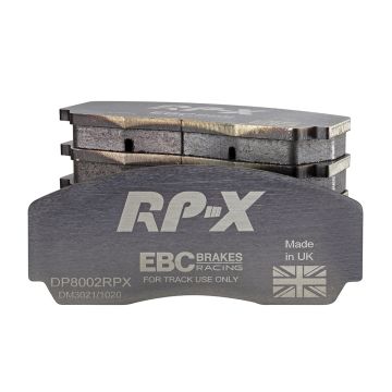 DP8002RPX Racing Brake Pads RP-X Racing EBC Brakes for AC Cobra Cobra CRS Cobra Superblower Aston Martin DB7 Virage Virage Volante V8 Coupe V8 Vantage V8 Vantage Le Mans V8 Volante Jaguar XJ220 Lotus Carlton Esprit Esprit Sport 300 Esprit 350 MARCOS GTS L