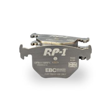 DP81118RP1 Racing Brake Pads RP-1 Racing EBC Brakes for BMW 3 Series E46 330 3 Series X 4WD E46 330 M3 E46 X3 E83 Z4 E85 Z4 E86 BMW ALPINA B3 E46 MASERATI Ghibli AM336 WIESMANN MF 3 BMW M3 E46 X3 E83 Z4 330 E46 330 Ci E46 330Xi E46 3 Series E46 330 Tourin
