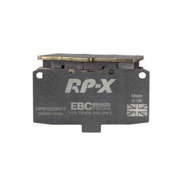 DP81200RPX Racing Brake Pads RP-X Racing EBC Brakes for Mitsubishi 3000 GTO Nissan Silvia S14 Silvia S15 Skyline R32 Skyline R33 180SX 200SX S14 300ZX GZ32 300ZX Z32 Subaru Impreza Impreza Prodrive P1 Impreza 22B Impreza GB270 Nissan Skyline R32 Skyline R