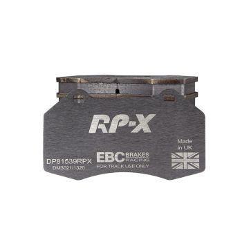 DP81539RPX Racing Brake Pads RP-X Racing EBC Brakes for Alpine A110 A110 S Chevrolet HHR Opel Corsa D OPC Corsa E OPC Renault Clio Mk3 Megane Coupe Mk3 VAUXHALL Corsa D VXR Corsa E VXR Chevrolet Cobalt HHR A110 R Clio Mk3 RS Megane Hatch Mk2 R26 Megane Ha