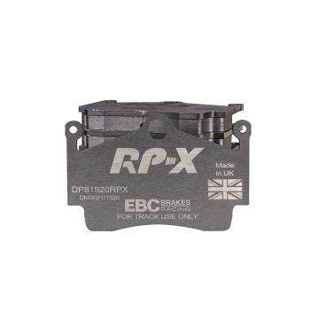 DP81920RPX Racing Brake Pads RP-X Racing EBC Brakes for Porsche Boxster 987 Boxster Spyder 987 Boxster 981 Boxster 718 Cayman 987 Cayman 981 Cayman 718 Porsche Boxster Boxster S Boxster Spyder Boxster 718 Cayman Cayman Sport Cayman 718 Boxster 981 S Boxst