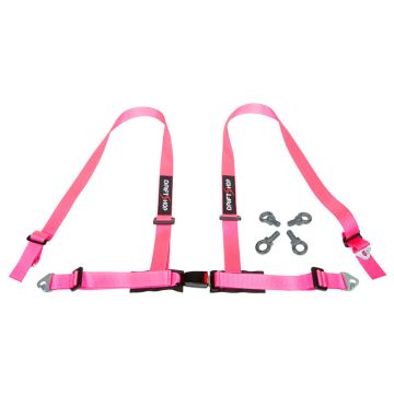 DriftShop 4 Point Harness 2" Pink Road Approved ECE
