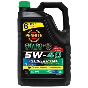 Motorový olej Penrite Enviro + 5W-40 Full Synthetic 6L