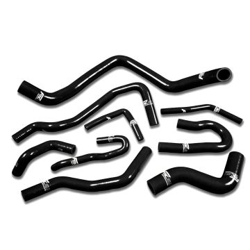 Silikon hadice chladiče Kit FMIC.EU pro Honda Civic D15 D16 EG EK - Černý