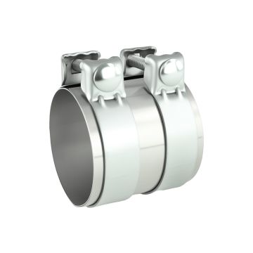 Nerezová spojka výfukového potrubí SS304 s objímkami FMIC.EU 70mm 2.76"