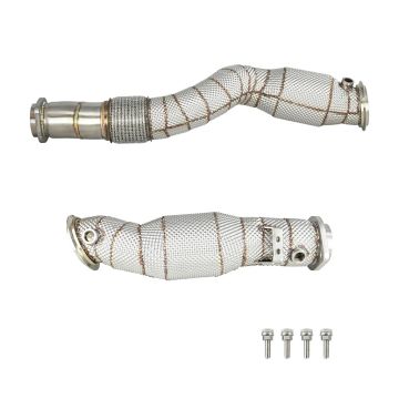 Downpipe FMIC.Pro BMW M2 M3 M4 G20 G80 S58 B30 2020+ catalyst with heat shield