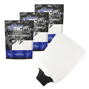 Mycí rukavice na auto z mikrovlákna FMIC.Pro krátký vlas 28×18 cm - 3 ks