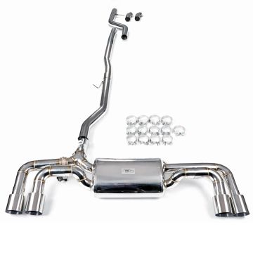 Aktivní výfukový systém s klapkami Cat-Back singl koncovky FMIC.Pro BMW 5 série G30 G31 540i 3.0T 2017-2023