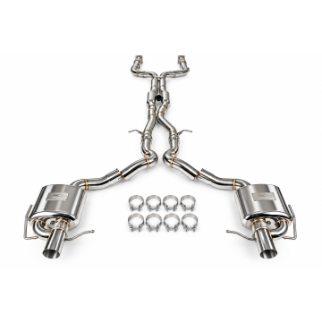 Aktivní výfukový systém s klapkami Cat-Back Twin Pipe FMIC.Pro Mercedes Benz C class C400 C450 C43 AMG W205 3.0T 2015-2023