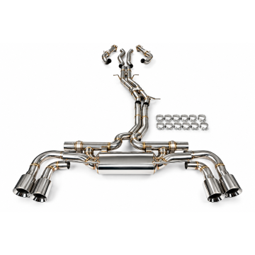Aktivní výfukový systém s klapkami Cat-Back Dual Flow FMIC.Pro Porsche Cayenne 9YA Coupe 9YB 3.0L 2018-2022