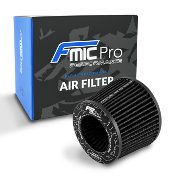Kuželový vzduchový filtr FMIC.Pro délka 100mm montážní průměr 80mm černý