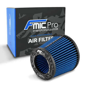 Kuželový vzduchový filtr FMIC.Pro délka 125mm montážní průměr 102mm Modrý