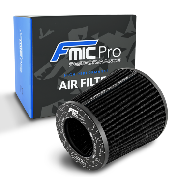Kuželový vzduchový filtr FMIC.Pro délka 150mm montážní průměr 70mm černý