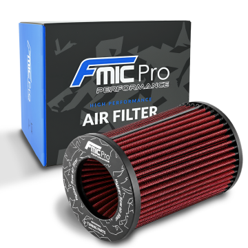 Vzduchový kuželový filtr FMIC.Pro délka 200mm montážní průměr 89mm Červený