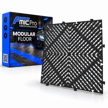 Modulární panelová podlaha FMIC.Pro do garáže a dílny 40x40cm 20mm Černý