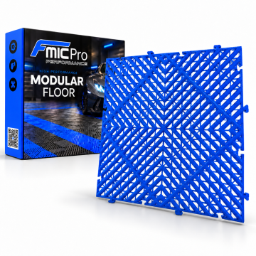 Modulární panelová podlaha FMIC.Pro do garáže a dílny 40x40cm 20mm Modrý