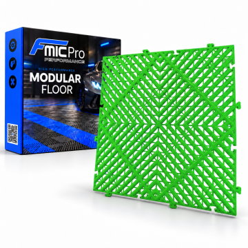 Modulární panelová podlaha FMIC.Pro do garáže a dílny 40x40cm 20mm Zelený