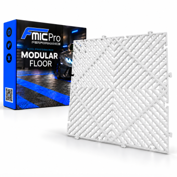 Modulární panelová podlaha FMIC.Pro do garáže a dílny 40x40cm 20mm Bílý