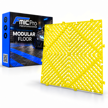 Modulární panelová podlaha FMIC.Pro do garáže a dílny 40x40cm 20mm Žlutý