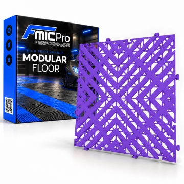 Modulární panelová podlaha FMIC.Pro do garáže a dílny 40x40cm 30mm Fialový