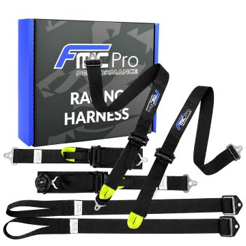 Sportovní pásy typu Formula FMIC.Pro FIA 2031 8853-2016 6bodové 2"x 2" černé