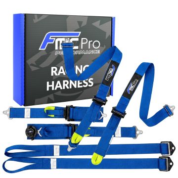 Sportovní pásy typu Formula FMIC.Pro FIA 2031 8853-2016 6bodové 2"x 2" modrá