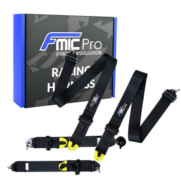 Sportovní pásy FMIC.Pro FIA 2031 8854/98 4bodové 3"x 3" černý